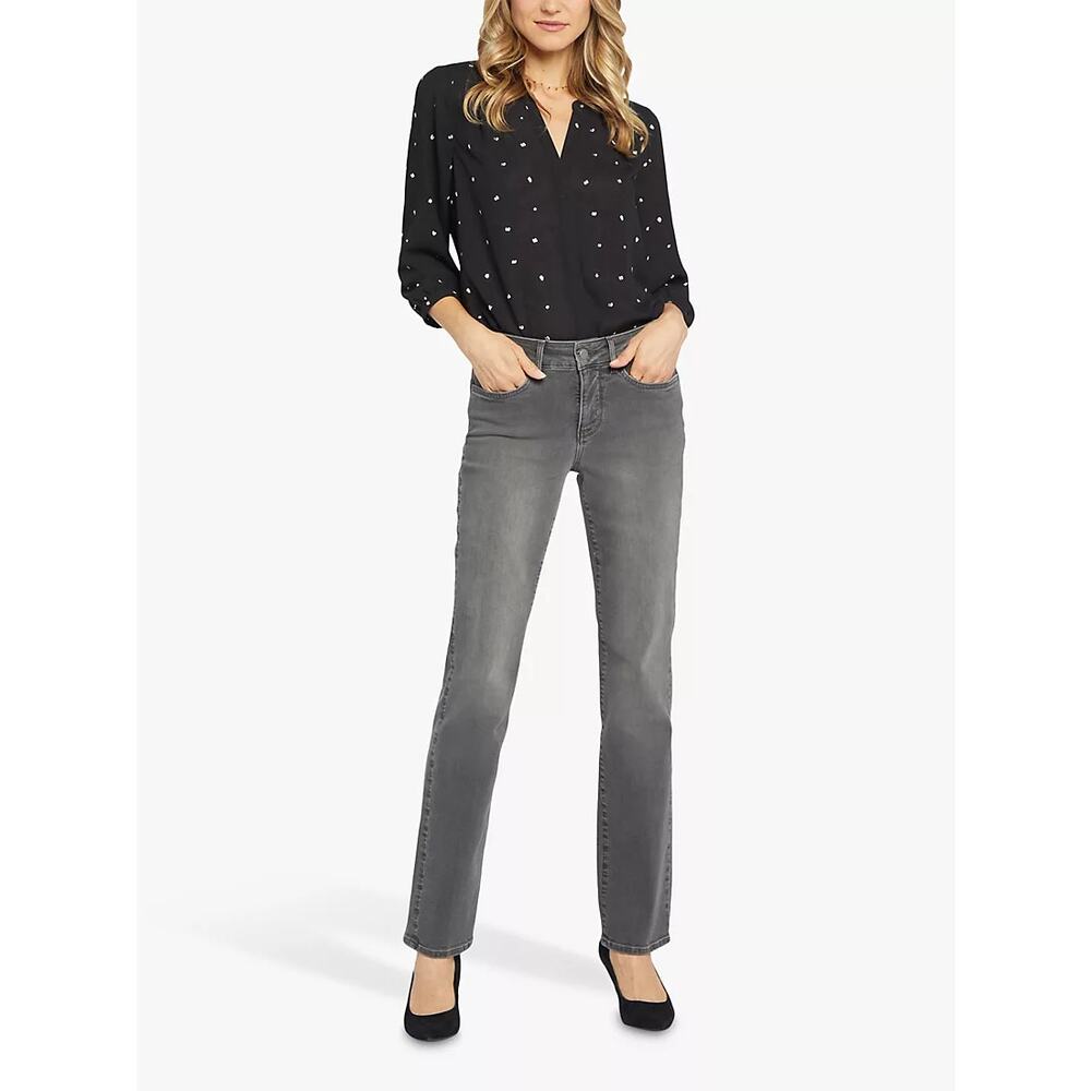 NYDJ Jeans Marilyn Straight Cut Legging Smokey Mountain‎ Women's Size 16